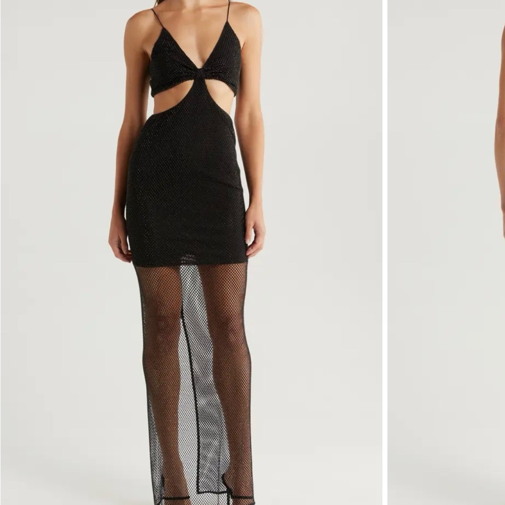 Alice + Olivia Black Bodycon Cocktail Dress